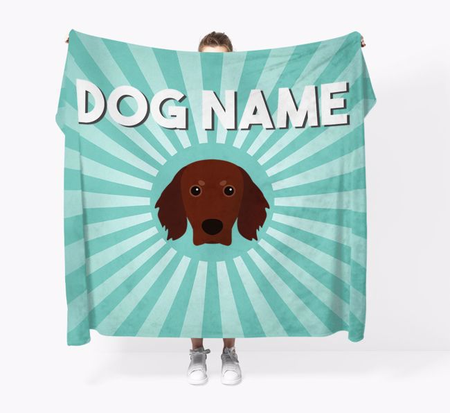 Sun Rays: Personalised {breedFullName} Throw Blanket